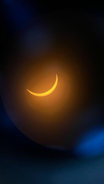 View of the April 8 eclipse from a telescope in Georgetown, Texas. (Courtesy: Jakob Regino)