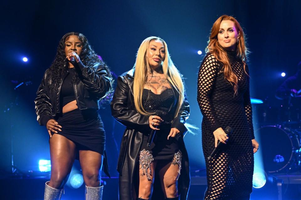 Keisha Buchanan, Mutya Buena, and Siobhan Donaghy of the Sugababes (PA)