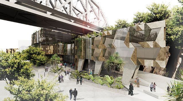 The wharves will be nestled beneath the Story Bridge. Source: Supplied