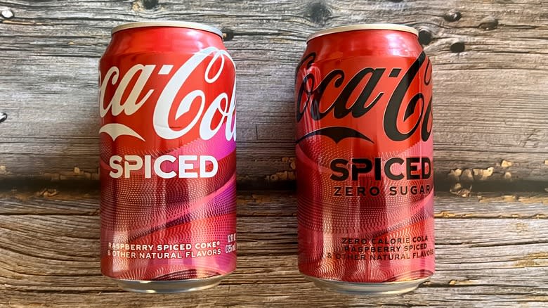 Coca-Cola Spiced cans