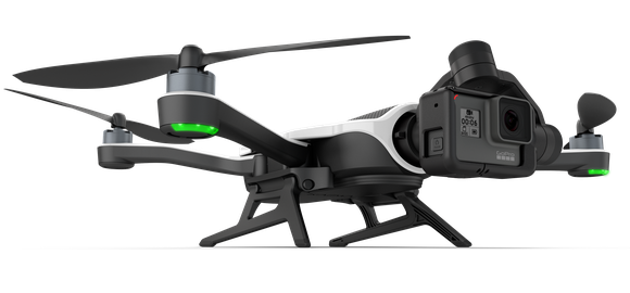 GoPro's Karma drone with camera attached.