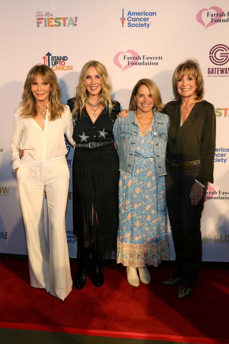 Jaclyn Smith, Alana Stewart, Katie Couric and Linda Gray