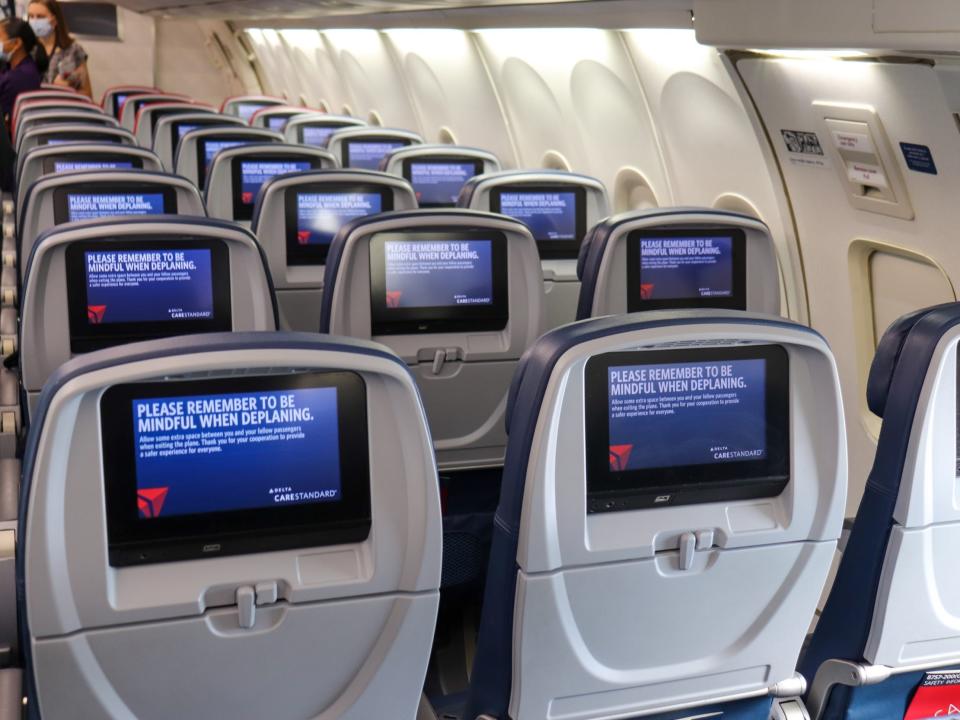 Delta Air Lines aircraft cabin