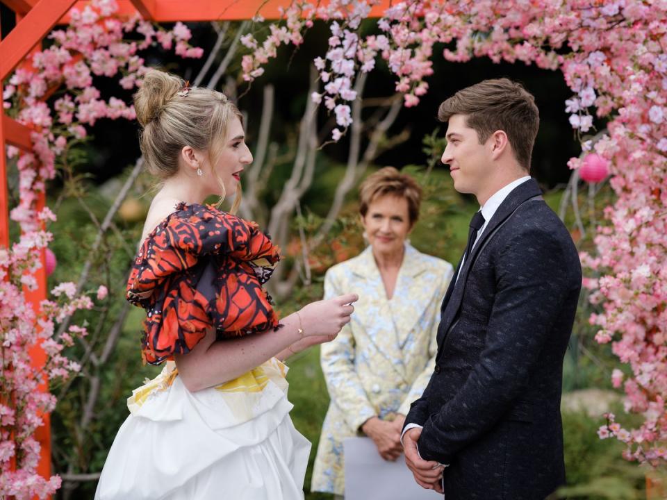 Tuesday, June 7: Mackenzie and Hendrix exchange their vows