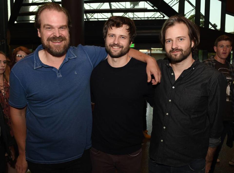 David Harbour, Ross Duffer, Matt Duffer, Duffer Brothers