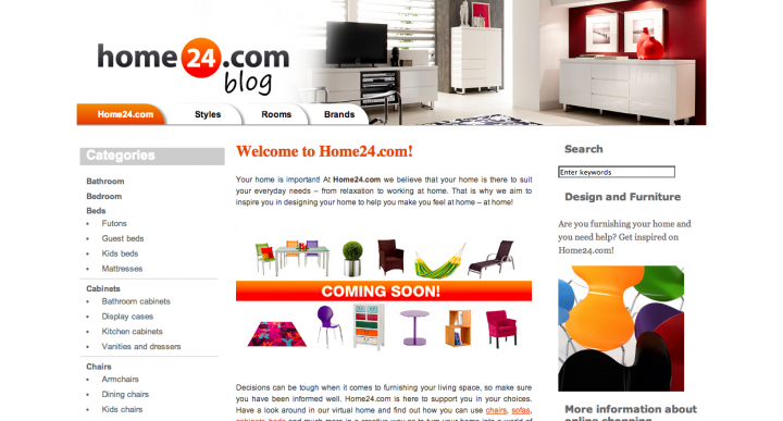 Online furniture Home24.com