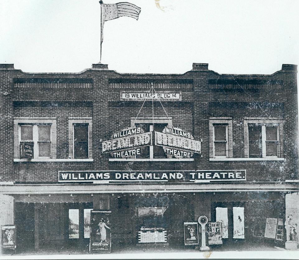 The Williams Dreamland Theatre in Tulsa, Okla., before it was destroyed during the Tulsa Race Massacre.<span class="copyright">Greenwood Cultural Center/Getty Images</span>