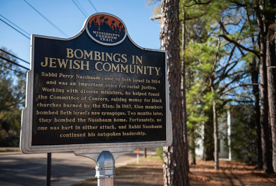 Beth Israel Congregation in Jackson has seen violence to its community in the 1960s.