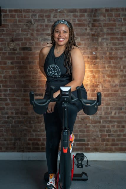 Tammeca Rochester, ceo and founder of Harlem Cycle.