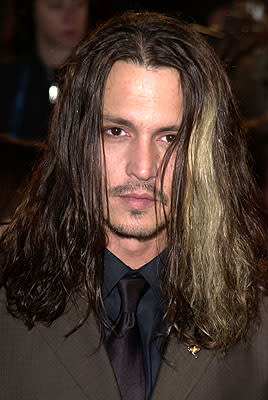Johnny Depp at the Hollywood premiere of New Line's Blow