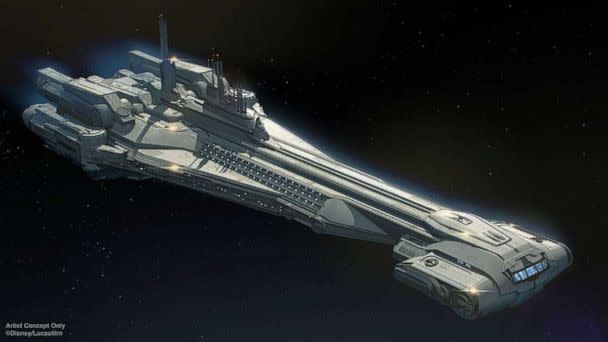 PHOTO: Artist rendering of Star Wars: Galactic Starcruiser.   (Disney Parks )