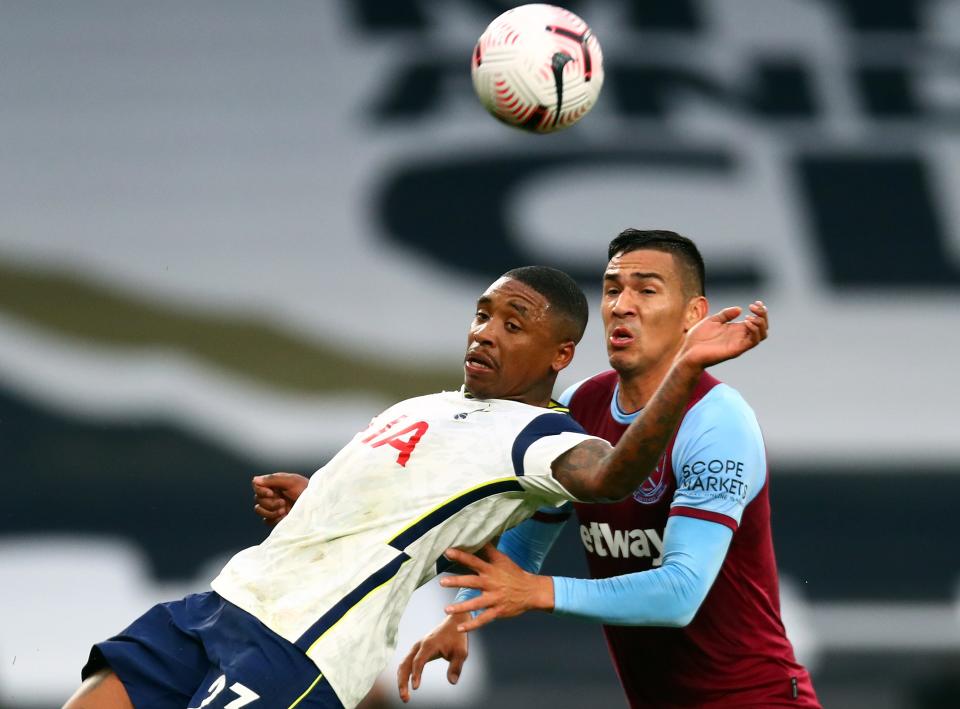 Fabian Balbuena headed home late to kickstart a West Ham comebackPOOL/AFP via Getty Images