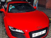 Ranbir shows off his Audi