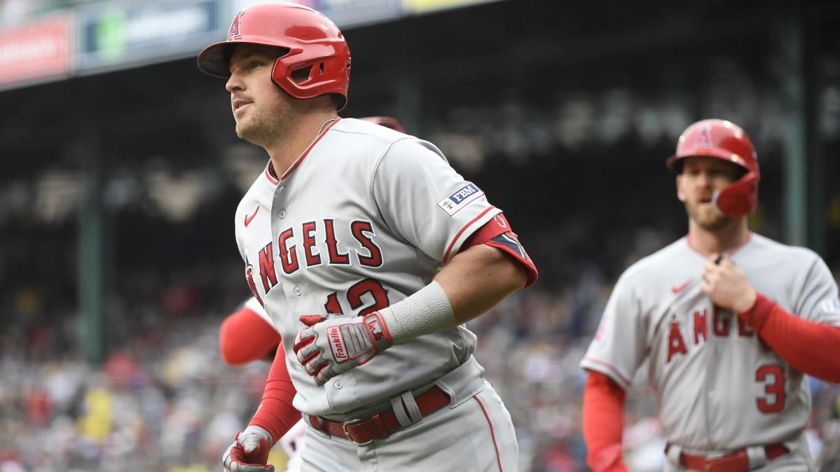 Video: Mike Trout hits first Fenway Park home run vs. Red Sox