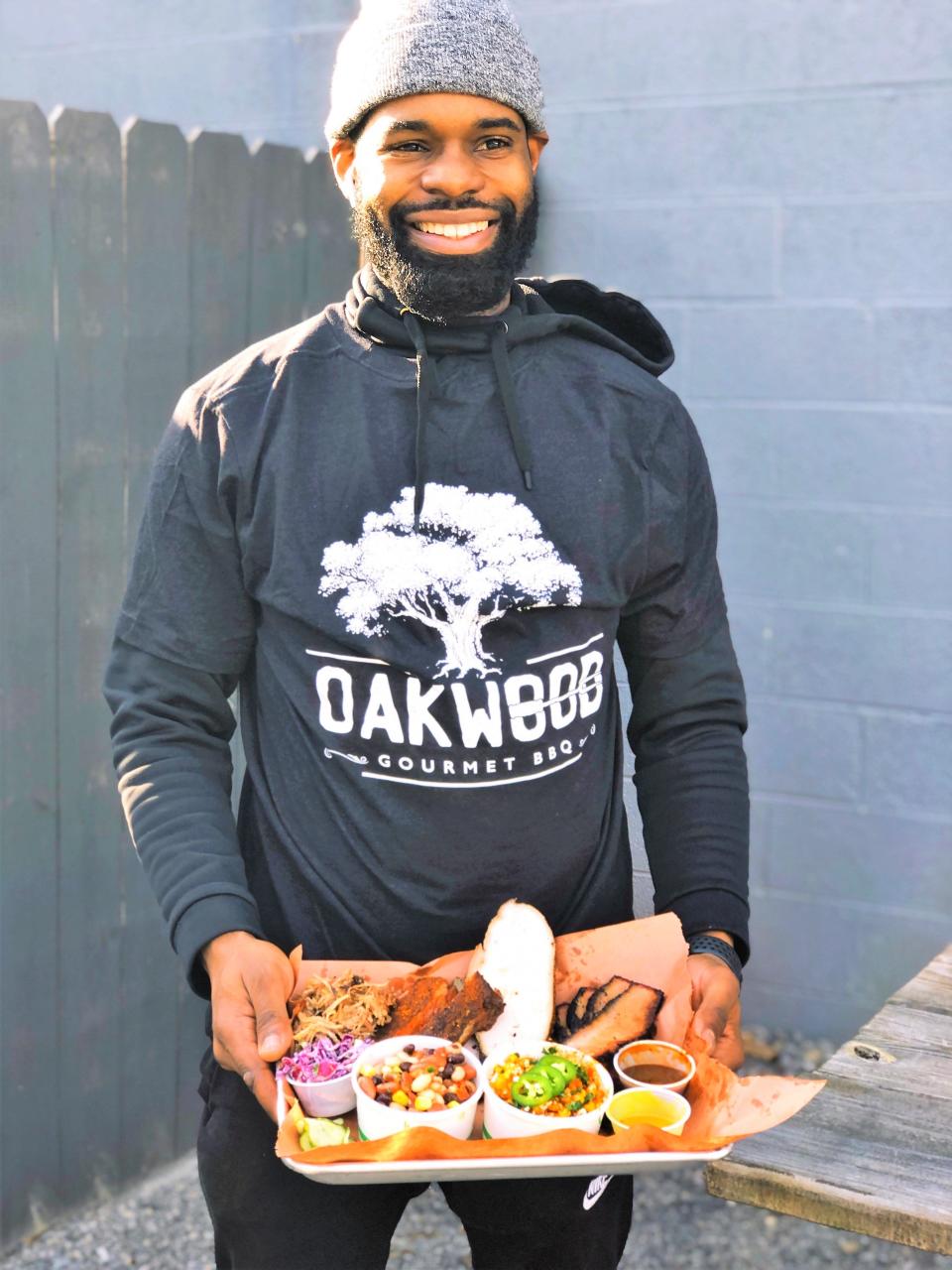 Trevor Guydon is the co-owner of Oakwood BBQ.