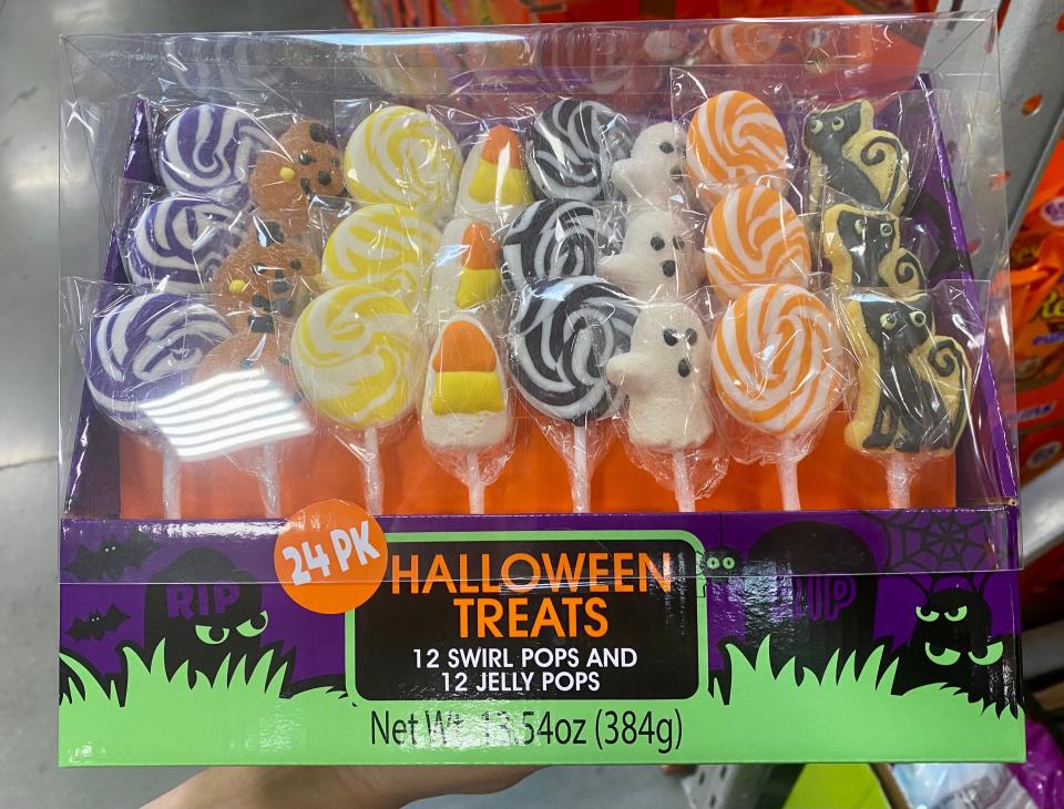 Halloween Jelly & Swirl Pops at Sam's Club.