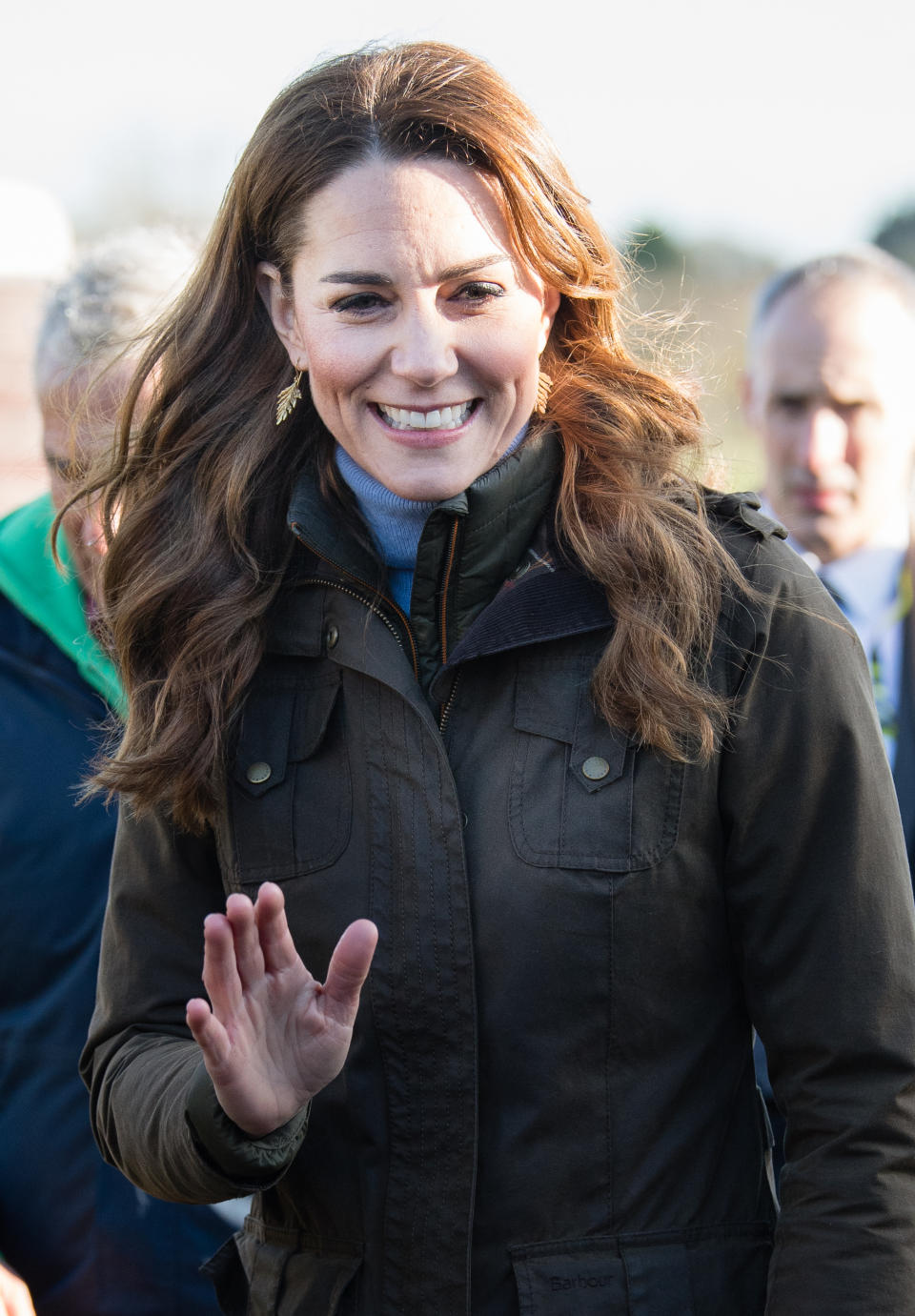 NEWTOWNARDS, NORTHERN IRELAND - FEBRUARY 12: Catherine, Duchess of Cambridge visits at The Ark Open Farm on February 12, 2020 in Newtownards, Northern Ireland. This visit is part of her Early Years Foundation Survey.  (Photo by Samir Hussein/WireImage)