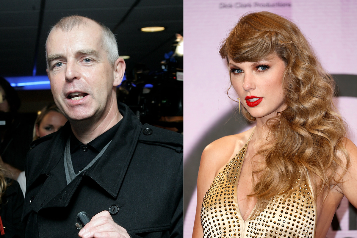 Neil Tennant of Pet Shop Boys and Taylor Swift (Claire Greenway/Frazer Harrison/Getty Images)