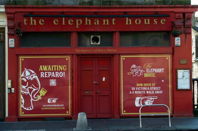 El café The Elephant House de la ciudad escocesa de Edimburgo, donde JK Rowling escribió algunos de los libros de la saga del mago Harry Potter, en una imagen del 5 de junio de 2024 (Andy Buchanan)