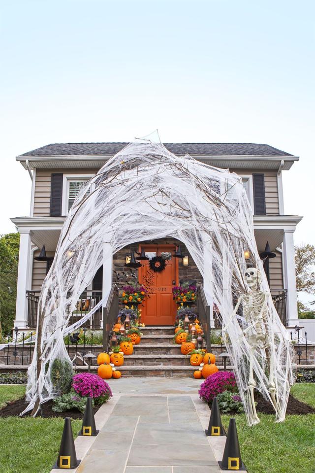 20 crafty days of halloween) front door spooky eyes - See Vanessa