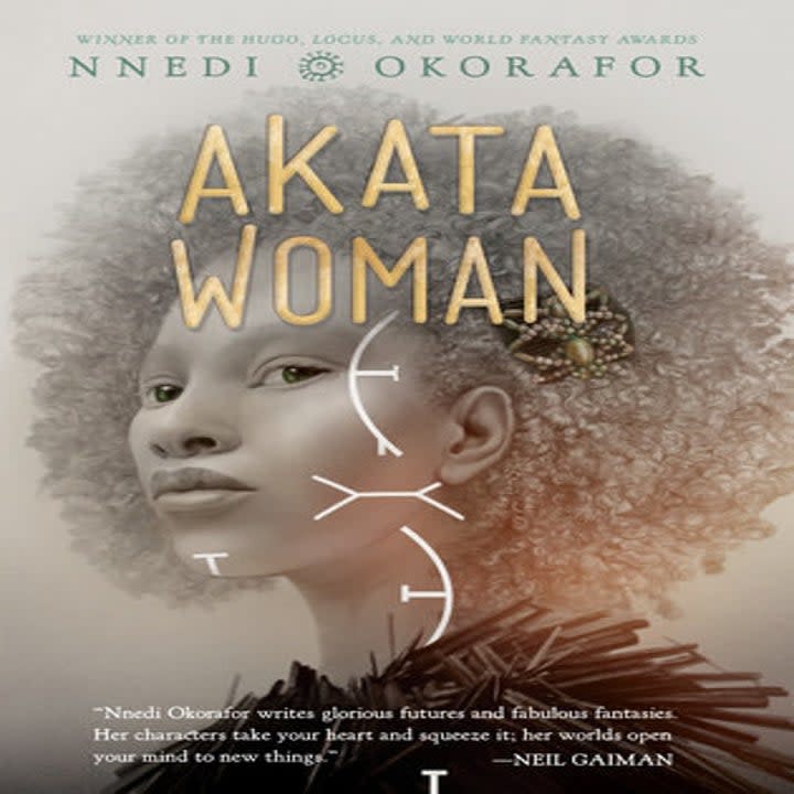 Release date: January 18In case you haven't read book one: If you haven't started this magnificent series yet, I think it's time you met Sunny. Sunny was born in New York but lives in Aba, Nigeria. As she tries to get through her school days without being bullied for being albino, she makes friends and discovers the power within her, which pulls her into the magical world of the Leopard People. Sunny and her Oha Coven — made up of Orlu, Chichi, Sasha, and Sunny — are given the mission of tracking down a serial killer called Black Hat Otokoto. What it's about: Akata Woman is the third book in the Akata Witch series, following Akata Witch and Akata Warrior. Sunny has been trying to balance everything in her life since the moment her powers were discovered. Her adventures have provided her with skills that are about to be put to the test: finding a precious object guarded and hidden deep in a magical realm. With her friends by her side, Sunny will need to defeat those protecting the object, without losing herself along the way.Preorder from Bookshop, Target, or through your local indie bookstore through Indiebound here.