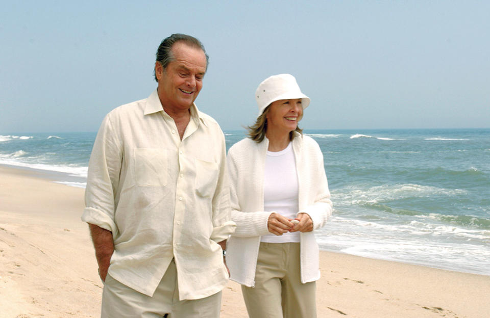 In the 2003 romantic comedy Something’s Gotta Give, Nicholson reteamed with Keaton. “I’m lucky,” she says of her career that has spanned decades of hit comedies and critically acclaimed dramas.