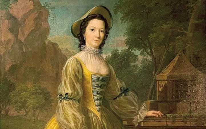 Lady Charlotte Stanley, Burgoyne's wife: portrait by Edward Haytley, 1746 - Hon The Earl of Derby 2021