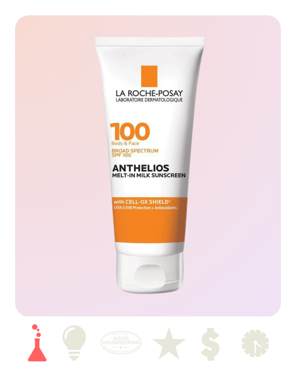 <p><a href="https://go.redirectingat.com?id=74968X1596630&url=https%3A%2F%2Fwww.ulta.com%2Fp%2Fanthelios-melt-in-milk-body-face-sunscreen-lotion-spf-100-pimprod2013150&sref=https%3A%2F%2Fwww.goodhousekeeping.com%2Fbeauty-products%2Fa60331304%2Fbest-beauty-awards-2024%2F" rel="nofollow noopener" target="_blank" data-ylk="slk:Shop Now;elm:context_link;itc:0;sec:content-canvas" class="link ">Shop Now</a></p><p>Anthelios Melt-In Milk Sunscreen SPF 100</p><p>ulta.com</p><p>$24.99</p>