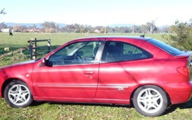 Police want to speak with anyone who has seen her red 2004 Citroen Sara, with registration XWC 149, since 7.20pm on Thursday. Source: Victoria Police.