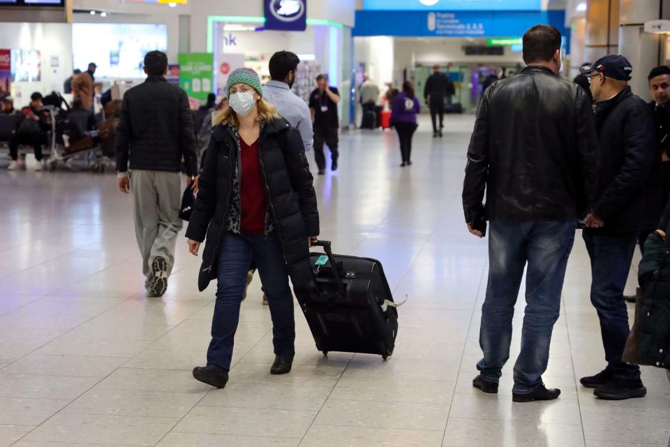 Heathrow airport is monitoring arrivals amid the virus risk (PA)