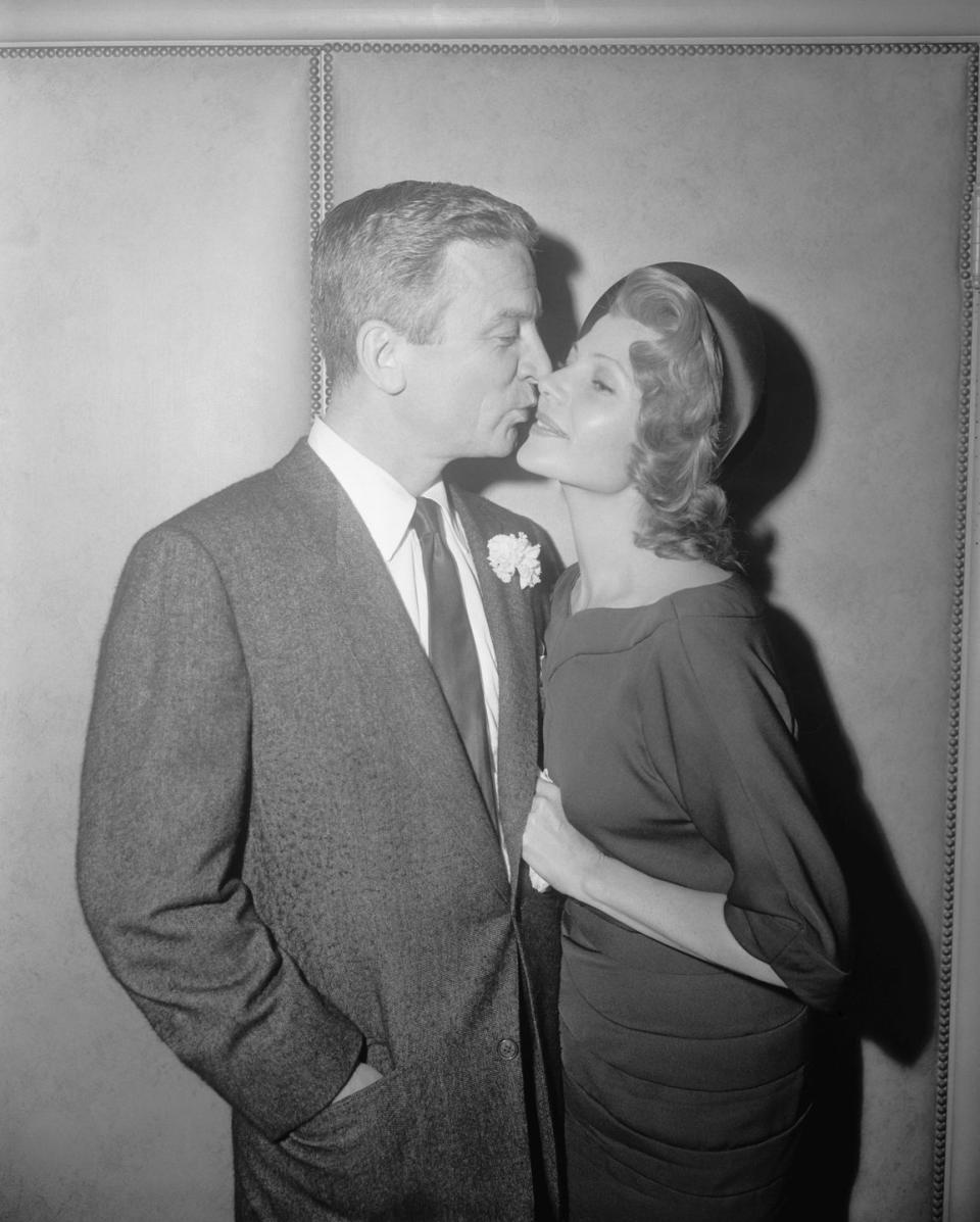1958: Rita Hayworth and James Hill