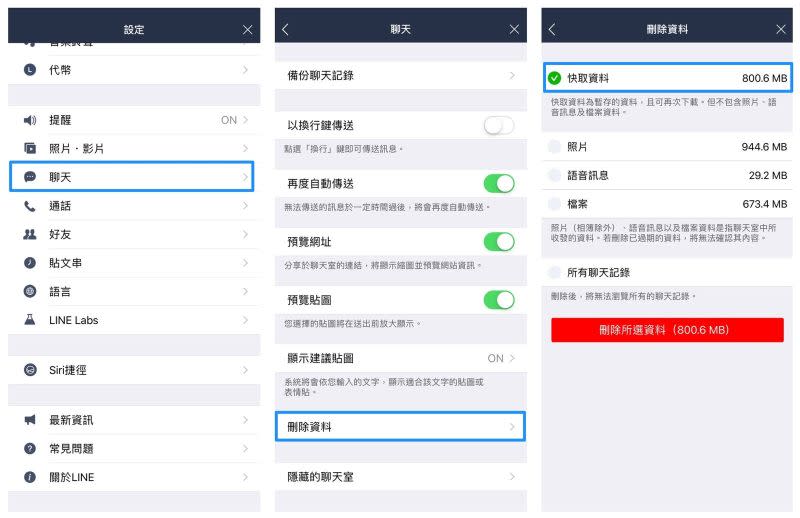 ▲LINE官方部落格有「刪除快取、釋放手機空間」教學。（圖／翻攝LINE官網）