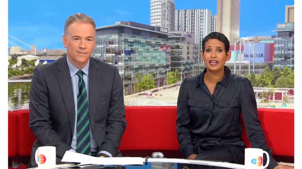 Roger Johnson and Naga Munchetty