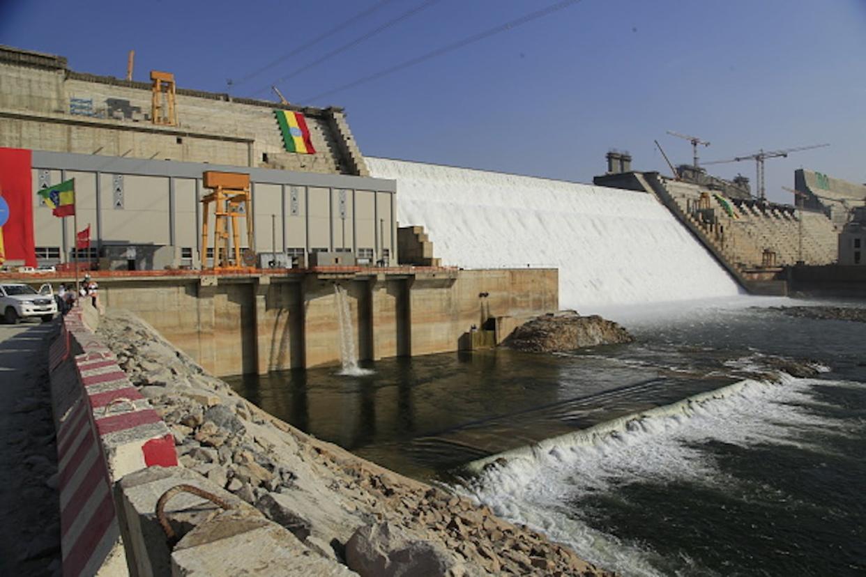 The Grand Ethiopian Renaissance Dam began generating electricity in 2022. Minasse Hailu/Anadolu Agency/Getty Images