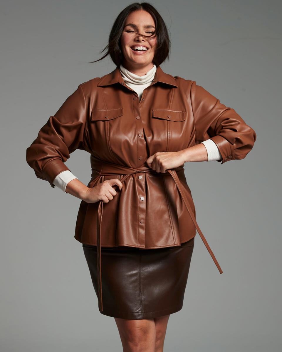 Plus-size model Candice Huffine is featured in the latest campaign.