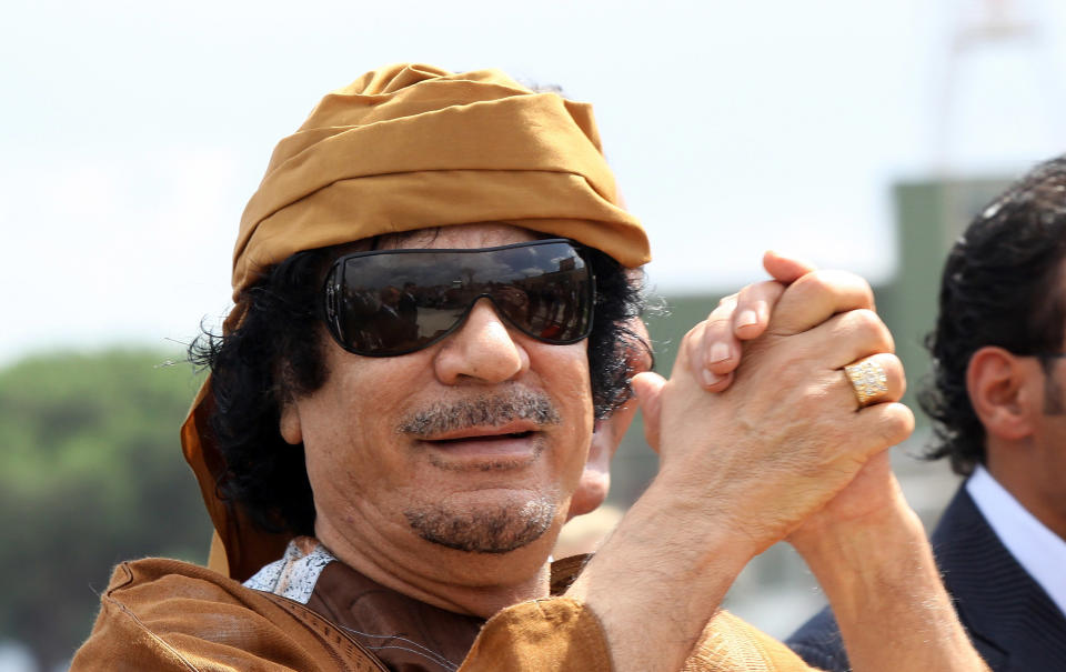 <em>Comparison – North Korea has reportedly compared the situation to Libya’s Colonel Gaddafi, who was toppled after giving up his nuclear weapons (Picture: Getty)</em>