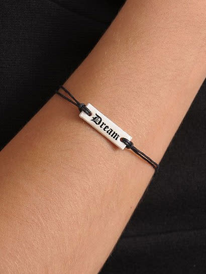 Alexandra Beth Wish Bracelet ($24)