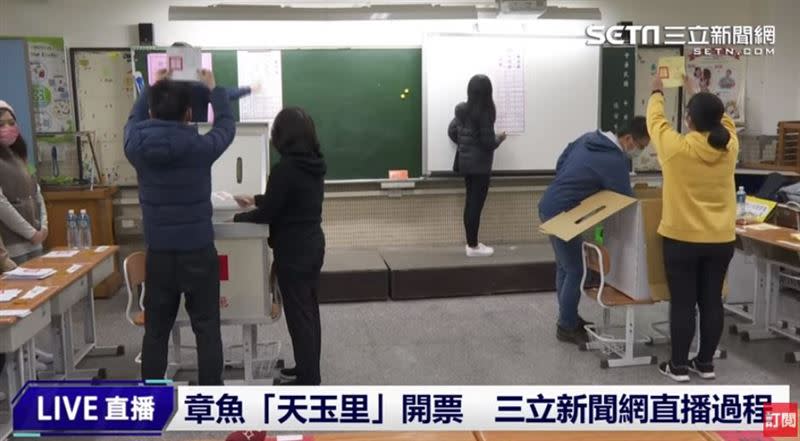 「章魚哥」台北市士林區天玉里，投票結果出爐。