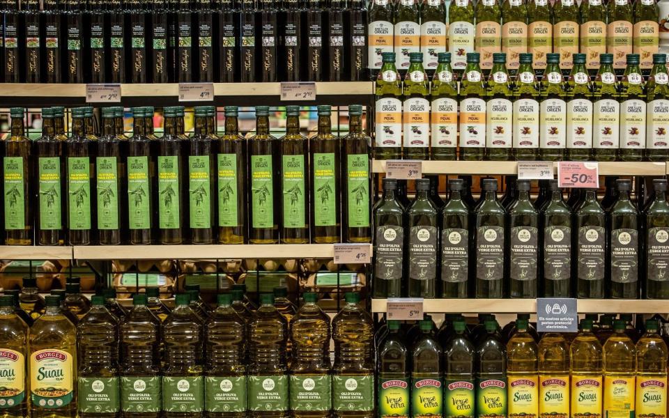 Olive oil prices - Angel Garcia/Bloomberg