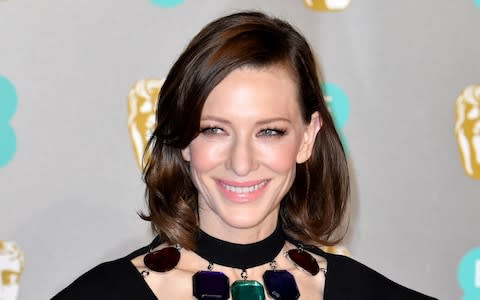 Cate Blanchett was the first Hollywood blonde to debut brunette locks at the Bafta's - Credit: Pascal Le Segretain/Getty