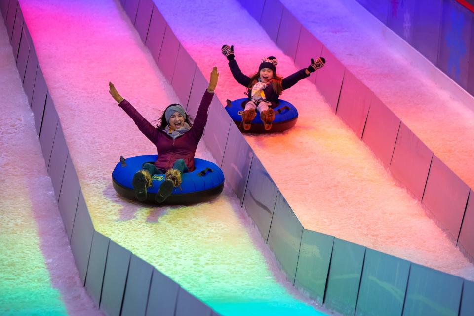 Ice tubing will be part of A Country Christmas at Gaylord Opryland resort again this year.