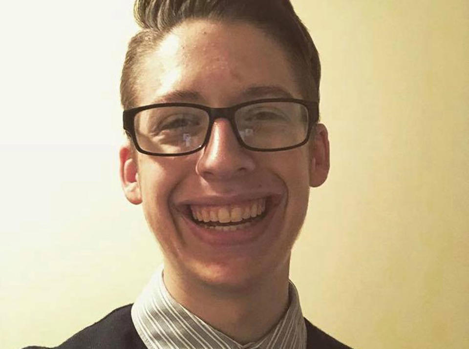 Ethan Lindenberger, 18, went to get vaccinated after years of arguments with his anti-vaxxer parents. Source: Facebook/ Ethan Lindenberger