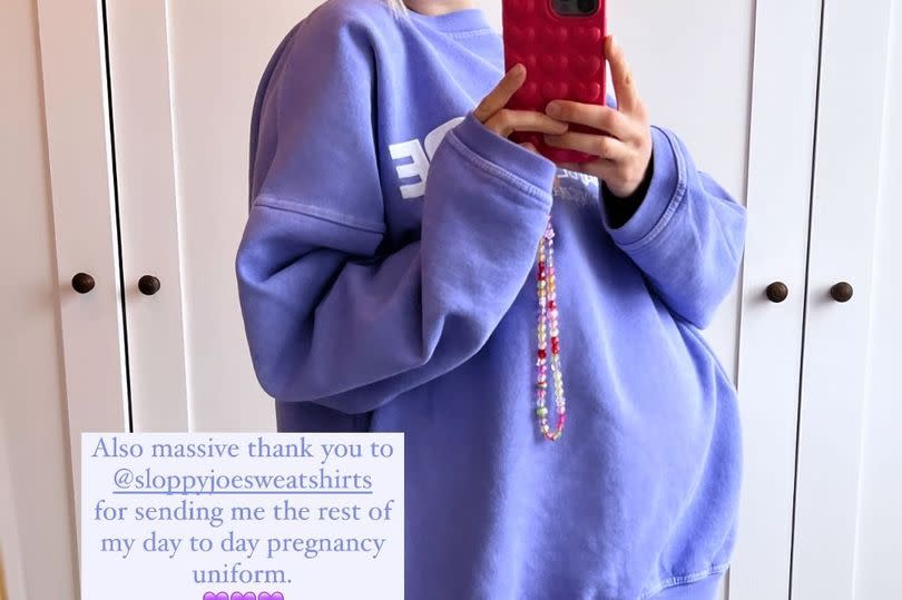 The Happy Valley star first shared the exciting news during an appearance on The One Show but has now taken to Instagram to share a pregnancy update with fans