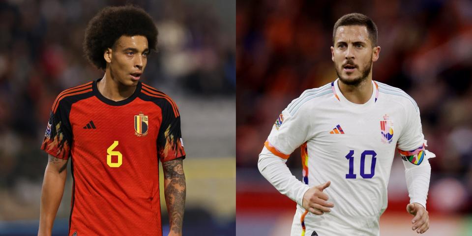 Axel Witsel, Eden Hazard.