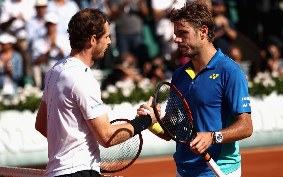 Andy Murray and Stan Wawrinka — Andy Murray handed intriguing draw with Stan Wawrinka at French Open - GETTY IMAGES