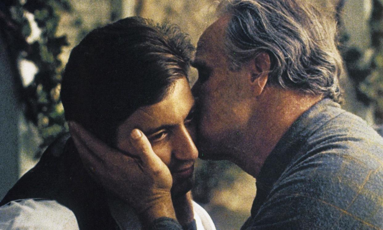 <span>Al Pacino and Marlon Brando‘s father-son relationship in The Godfather was complicated, to say the least.</span><span>Photograph: Pictorial Press Ltd/Alamy</span>