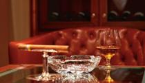 <p>Connoisseur’s Corner is a scotch and cigar room on the Silver Cloud. (silversea.com) </p>