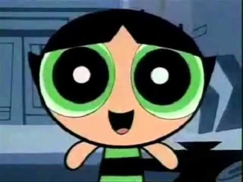 powerpuff girls buttercup smiling