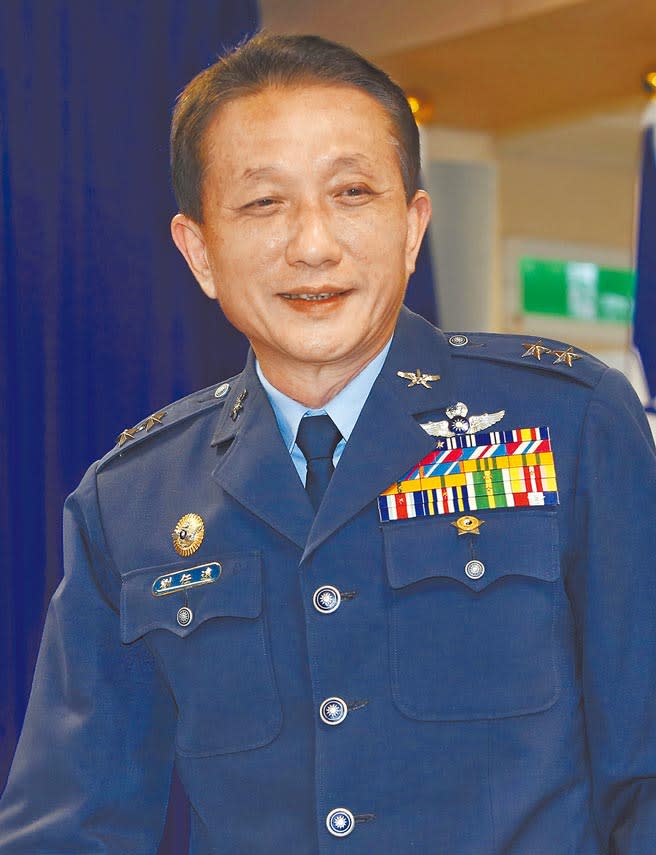 空軍副司令劉任遠中將5月1日起調任空軍司令，同時晉升空軍二級上將。（本報資料照片）