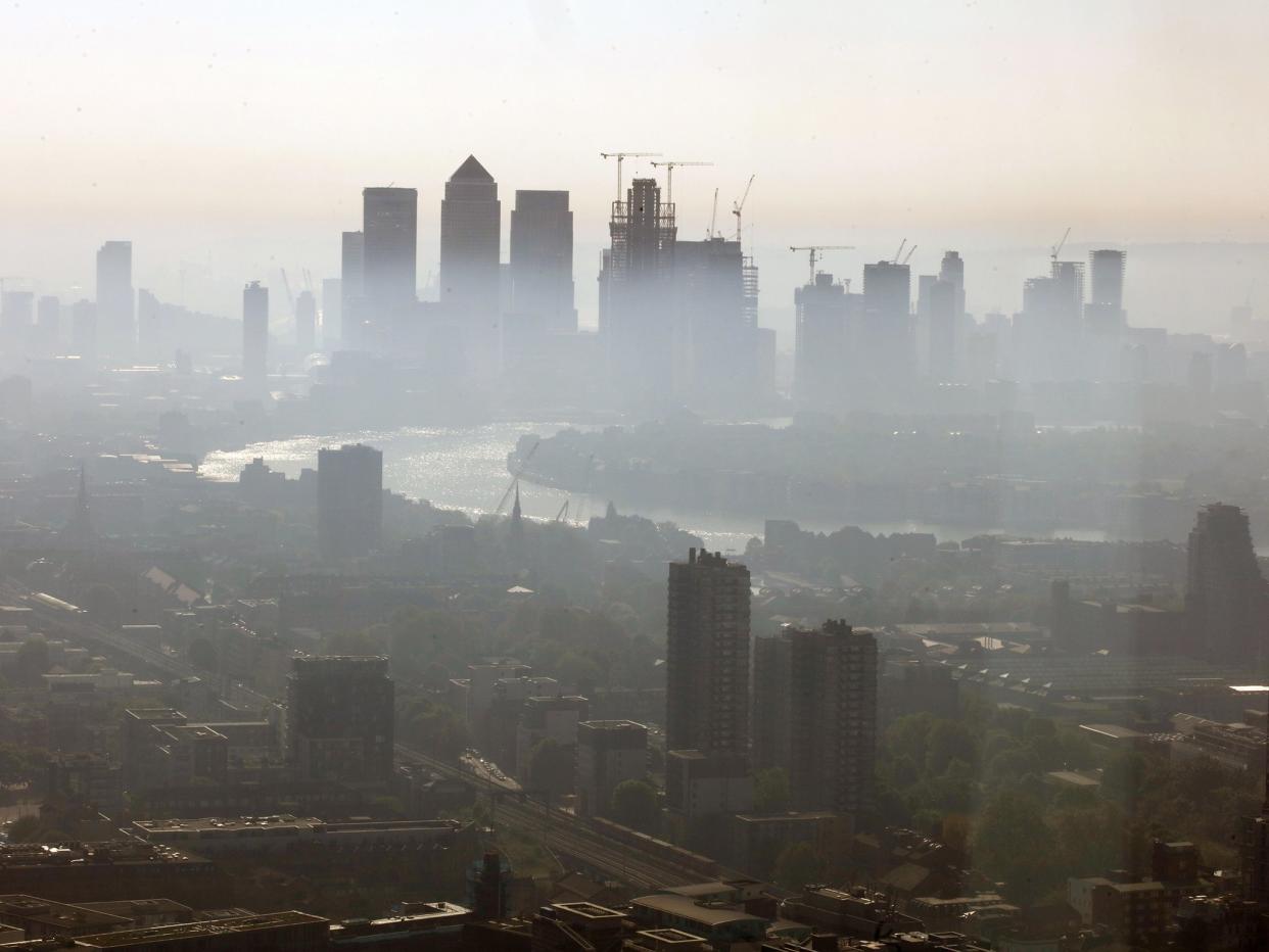 During road closures for the London Marathon, traffic-free streets saw pollution levels drop by 89 per cent: Rex